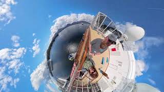 My Traveling Owl from the deck of Holland Americas Koningsdam in Ketchikan Alaska [upl. by Imefulo257]