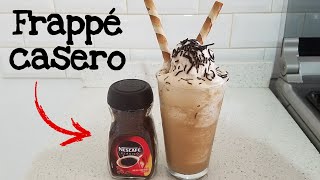 FRAPPÉ DE CAFÉ fácil y delicioso frappe nescafe [upl. by Iaw115]