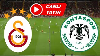 GALATASARAY KONYASPOR MAÇI CANLI İZLE [upl. by Eyram]