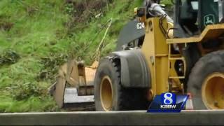 Traffic nightmare in Prunedale as downed trees close highway 101 [upl. by Newlin]