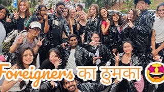 Unbelievable Dance By Foreigners in Indian Song🇮🇳My Russian Friend  More than 15 Countries Student [upl. by Ridley]