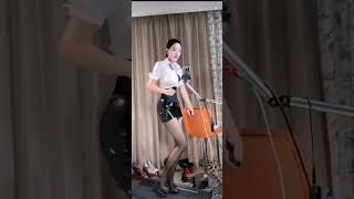 12cm high heels walking on treadmill [upl. by Assirual]