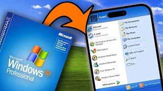 Installing Windows XP on an iPhone [upl. by Ddal]