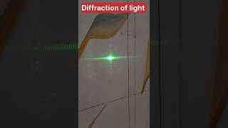 😍Amazing Science Experiment  Diffraction of light  single slit physics science short [upl. by Zetta67]