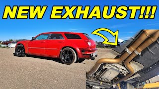 Putting the ULTIMATE Exhaust On My ULTIMATE SLEEPER HELLCAT WAGON [upl. by Derman994]