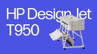 HP DesignJet T950 [upl. by Gilboa840]