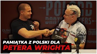 🐍 PETER WRIGHT dostał ode mnie prezent na Poland Darts Masters 2024 [upl. by Emory]