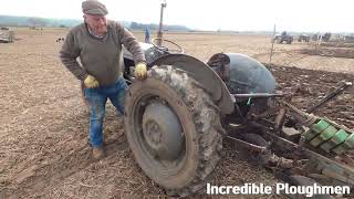 1955 Ferguson TED20 21 LItre 4Cyl Petrol TVO Tractor 26 HP Southwell [upl. by Ahseral]