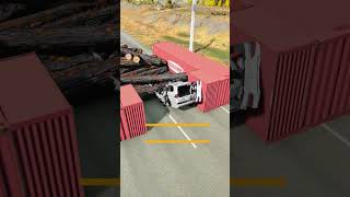 Jeep vs wood beamngdrive beamng [upl. by Garrick577]