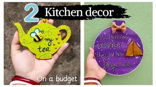 2 Amazing Kitchen DIY  Kitchen Decorating Ideas  Kitchen Decor DIY [upl. by Louis]