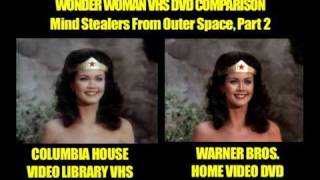 Wonder Woman VHS vs DVD Comparison [upl. by Novrej]