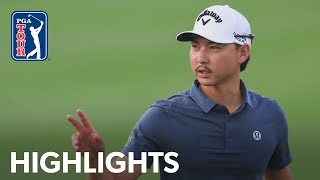 Min Woo Lee shoots 6under 66  Round 2  The American Express  2024 [upl. by Ariem311]