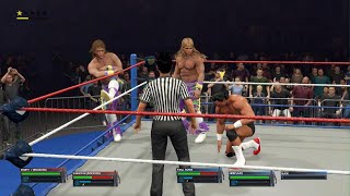 WWE 2K23SSlam 90 Tag Toumril Match 3 [upl. by Ahsiret803]