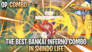 540k DMG THE BEST BANKAI INFERNO COMBO IN SHINDO LIFE  Shindo Life [upl. by Ainimreh]