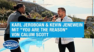 Duett 03 Karl Jeroboan amp Kevin Jenewein mit quotYou Are The Reasonquot von Calum Scott  DSDS 2021 [upl. by Jazmin]