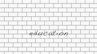 Another Brick In The Wall by Pink Floyd Lyric Video [upl. by Sunday]