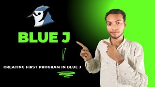 Creating First Program in java  Computer Appplications  Java Class 10  ICSE  BlueJ [upl. by Barolet993]