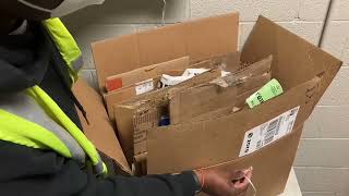 Cardboard Recycling—Trucker’s Hitch Knot [upl. by Assanav]