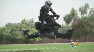 CES Showcases Drones That You Can Ride [upl. by Yrffoeg]