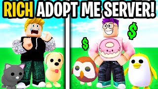 LankyBox 10000 vs 100 RICH SERVER In Roblox Adopt Me LEGENDARY PET TRADES [upl. by Inesita]