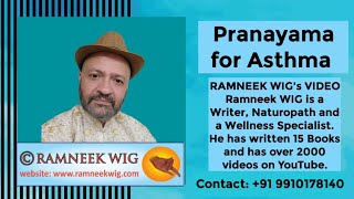 Pranayama Breathing Exercise for Asthma Bronchitis and Lung Congestion by Ramneek Wig [upl. by Bruis692]