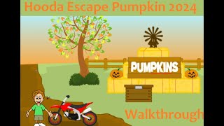 Walkthrough Hooda Escape Pumpkin Patch 2024 [upl. by Amado338]