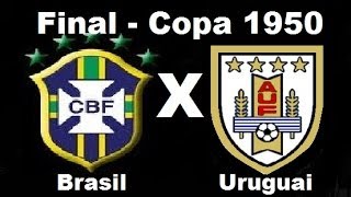 Brasil 1 x 2 Uruguai  Final da Copa do Mundo 1950  Audio Rádio Nacional [upl. by Kyne301]