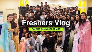 Freshers Party 2024  BBA 20242025  Honest Experience [upl. by Stockmon]