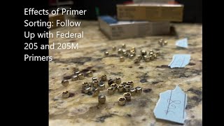 Effects of Primer Sorting Follow Up with Federal 205 and 205M Primers [upl. by Yelra]