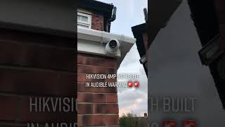 Hikvision 4MP with Builtin Audible warning Turret camerahikvision [upl. by Gadmon]