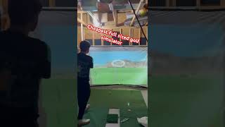 Optishot 2 cheapest setup yet New project golf simulator bluecollarlife cheapest under 500 [upl. by Nerrot]