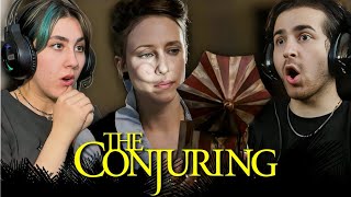 watching THE CONJURING for the first time [upl. by Leumhs]