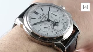 Patek Philippe 5270G001 Grand Complications Perpetual Calendar Chronograph Luxury Watch Review [upl. by Cathryn]