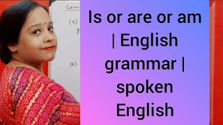 Be verb am is are beverbs englishgrammar spokenenglishclasses englishspeakingpractice [upl. by Klump]