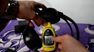 Philips SHP1900 Headphones SPL dB test  quick review [upl. by Alisia]