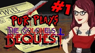 Lets Play The Colonels Bequest Part 1 Introduction wLazyGameReviews [upl. by Anerres778]