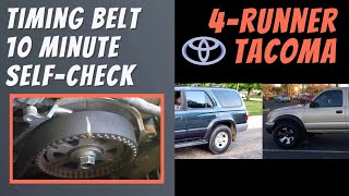 Toyota 4Runner Timing BeltHow to Check it Yourself3rd GenDIY 19962002  Tacoma [upl. by Nillad]