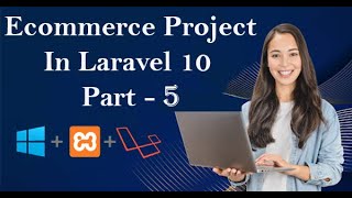 Ecommerce project in Laravel 10 in Hindi part 5  Admin page setup in Laravel [upl. by Goat]