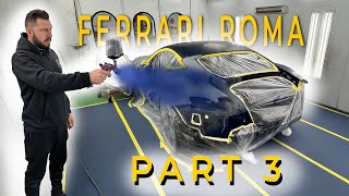 REBUILDING WRECKED 2022 FERRARI ROMA PART 3 [upl. by Hochman801]