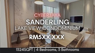 Sanderling Cyberjaya  Lake View Condo  1324sqft  Real Estate Cyberjaya Property [upl. by Edia251]