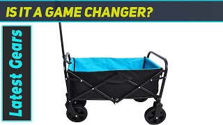 Folding Wagon Cart  BEST For Groceries amp Outdoors [upl. by Aneeled]