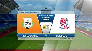 Zesco United vs Buildcon  20202021  Zambia Super League [upl. by Damien688]