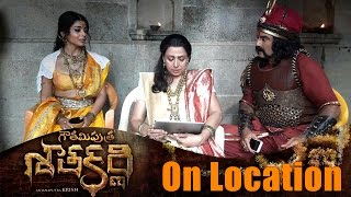 Gautamiputra Satakarni On Location  Balakrishna  Shriya Saran  Hema Malini  NBK100  GPSK [upl. by Garlen]