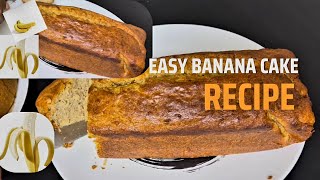 Easy recipe for Banana cakeGâteau à la banane bananacake dessert cooking [upl. by Halyahs242]