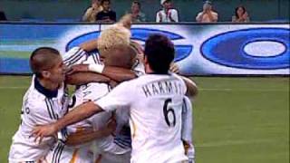 David Beckham First Goal for LA Galaxy vs United 08152007 [upl. by Judie997]