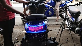 Pasang alis di lampu stop Yamaha Nmax 155 [upl. by Ahcsas]