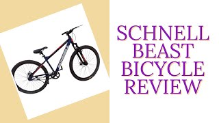 SCHNELL BEAST BICYCLE REVIEW  HINDI [upl. by Aivek]