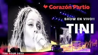 TINI❤️Corazón partío  TINI Tour  Barcelona  Alejandro Sanz [upl. by Ferrick]