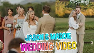 DUGGAR WEDDING Jason Duggar and Maddie Graces Wedding Video Duggars Dance at Wedding [upl. by Patrich]