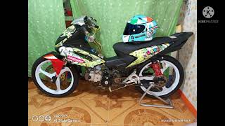 HONDA WAVE DASH 115CC SPORTS PRODUCTION RACEBIKE TEST RUN [upl. by Avery]